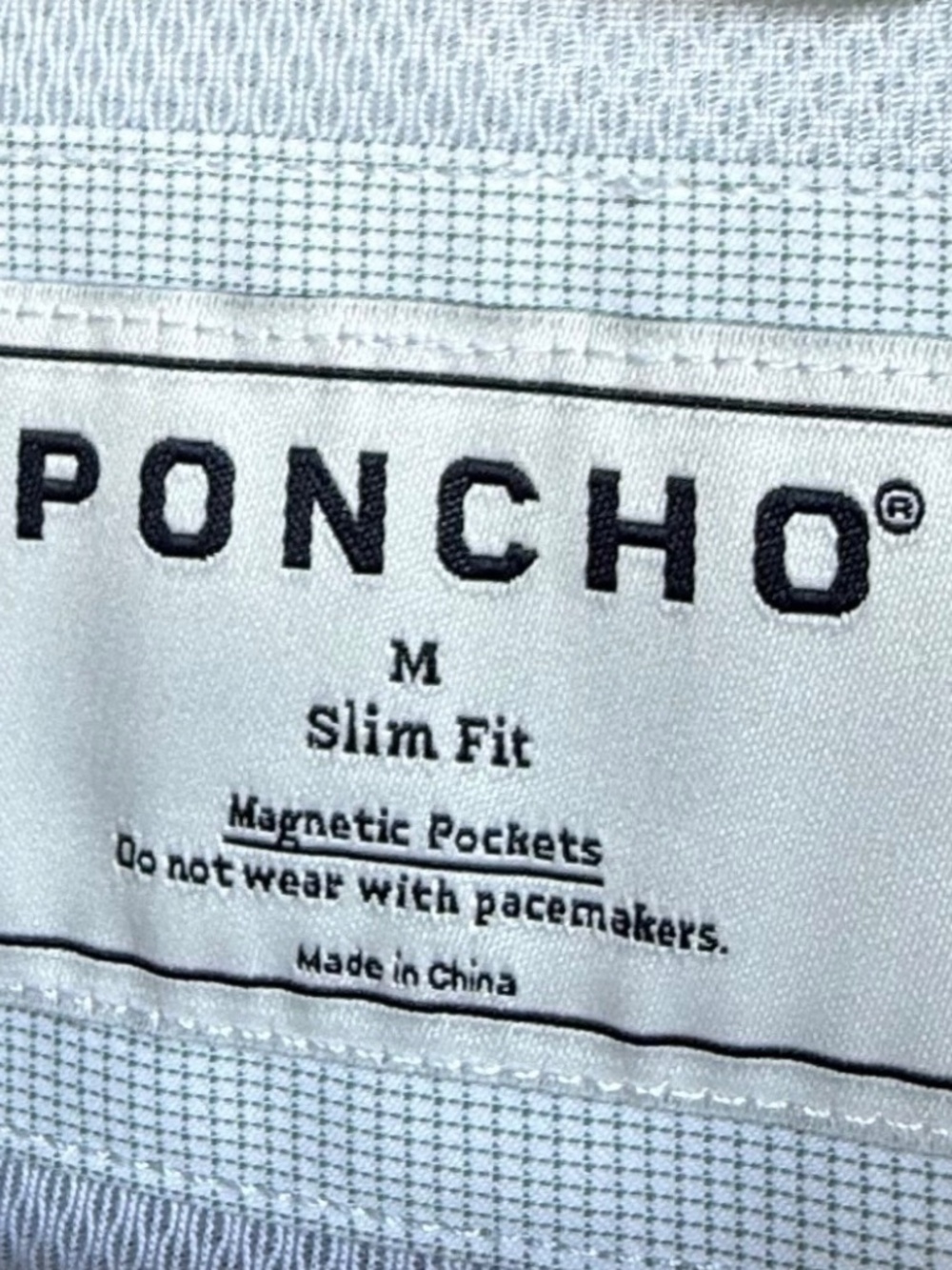 Poncho The Topwater Long Sleeve Turf Green Microcheck Button Down Shirt Sz M - Picture 6 of 9